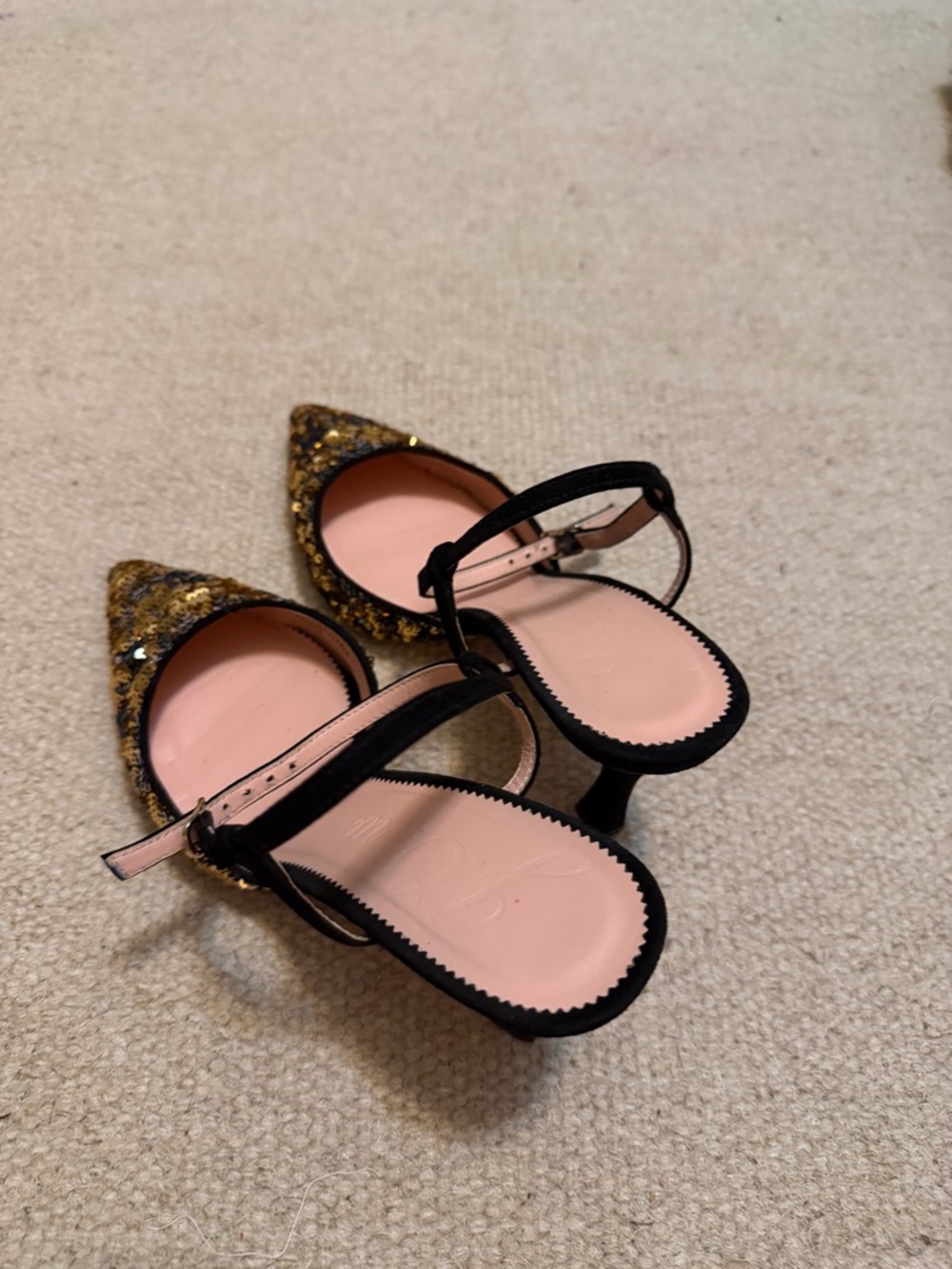 J. Crew Elsie Sequin Black Pumps - Picture 3 of 5
